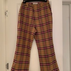 Avec Les Filles plaid pants